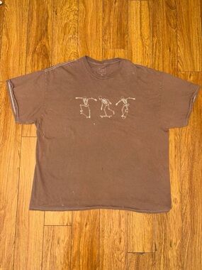 Full Tilt Skeleton Skateboard graphic tee
